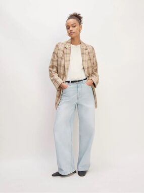 Everlane The Super Baggy Jean in Snowy Blue, Size 24R (Never Worn)